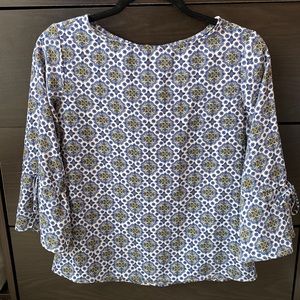 Chase Bank 3/4 sleeve blouse